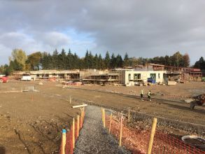 October progress at the new school