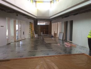 New School Build starts the insulated flooring installation